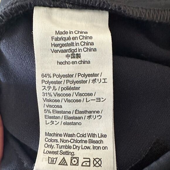 J Crew Kate Straight Leg Pants in Four Season Stretch Navy Size 6 Tall - Picture 5 of 5